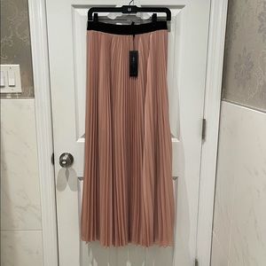 BCBG Pleated Maxi Skirt - NEW